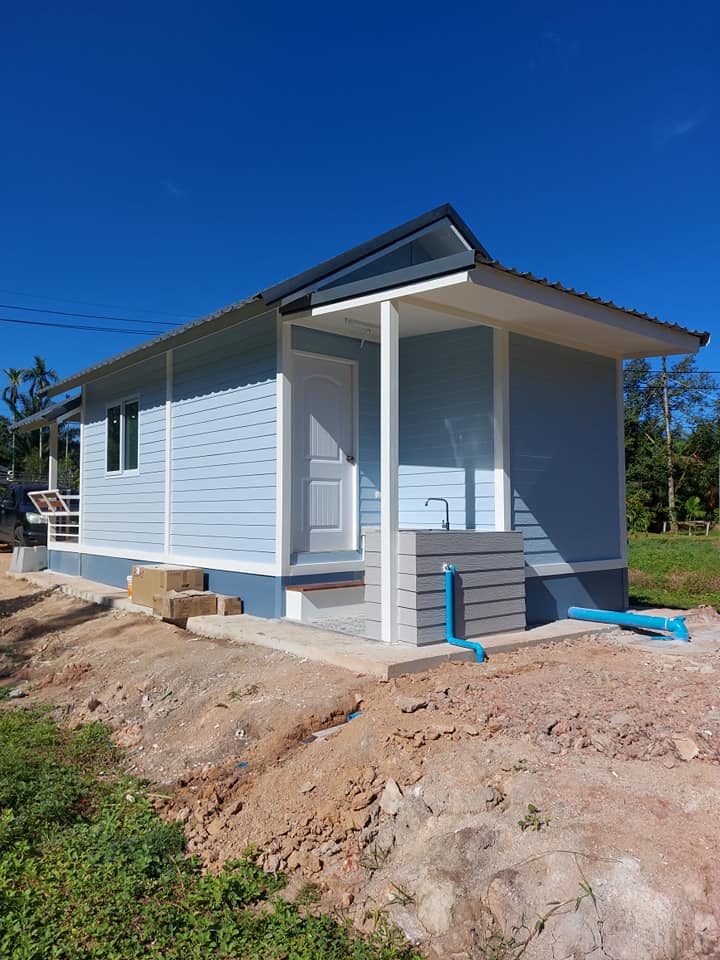 บ้านในสวนหลังเล็กๆแต่น่าอยุ่มากสนใจสร้างสอบถามได้นะค่ะน็อคดาว ขนาด 3.5×7 ตร.มจบที่ 265,000 บาท