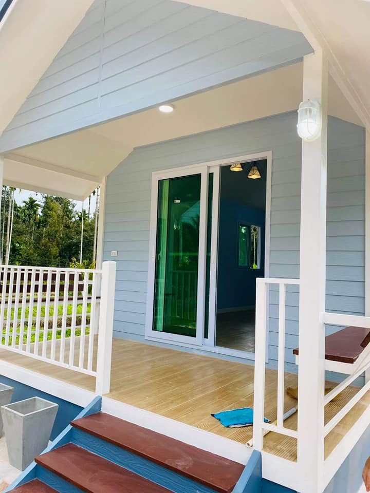 บ้านในสวนหลังเล็กๆแต่น่าอยุ่มากสนใจสร้างสอบถามได้นะค่ะน็อคดาว ขนาด 3.5×7 ตร.มจบที่ 265,000 บาท