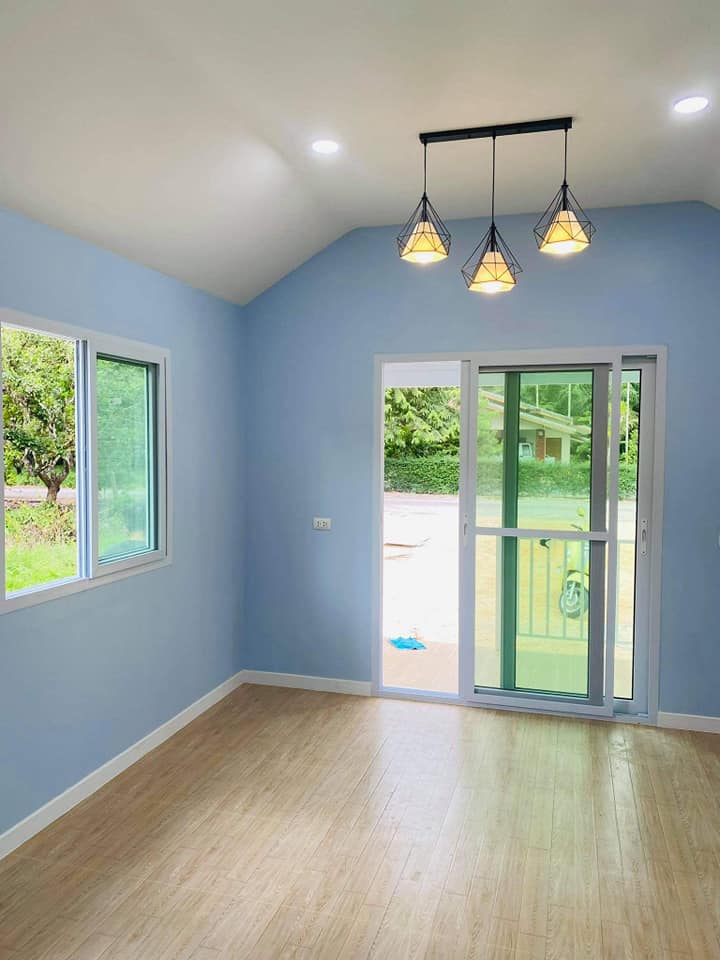 บ้านในสวนหลังเล็กๆแต่น่าอยุ่มากสนใจสร้างสอบถามได้นะค่ะน็อคดาว ขนาด 3.5×7 ตร.มจบที่ 265,000 บาท