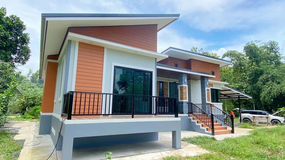 บ้านโมเดิร์นยกสูง 3 ห้องนอน งบ 1.185 ล้านบาท