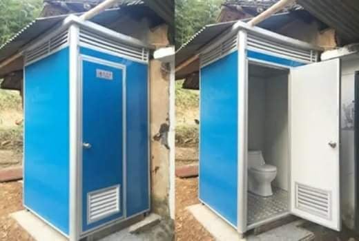 ไอเดียห้องน้ำขนาดเล็กนอกบ้าน