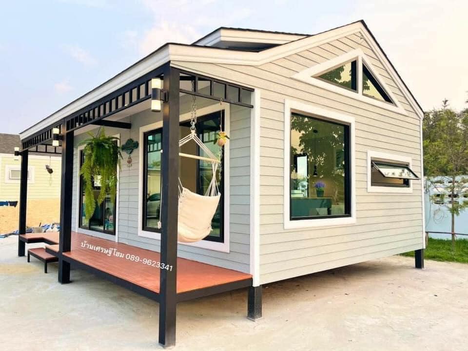 บ้านสำเร็จรูปไซส์มินิ ขนาด 42 ตรม. ถูกใจคนโสด