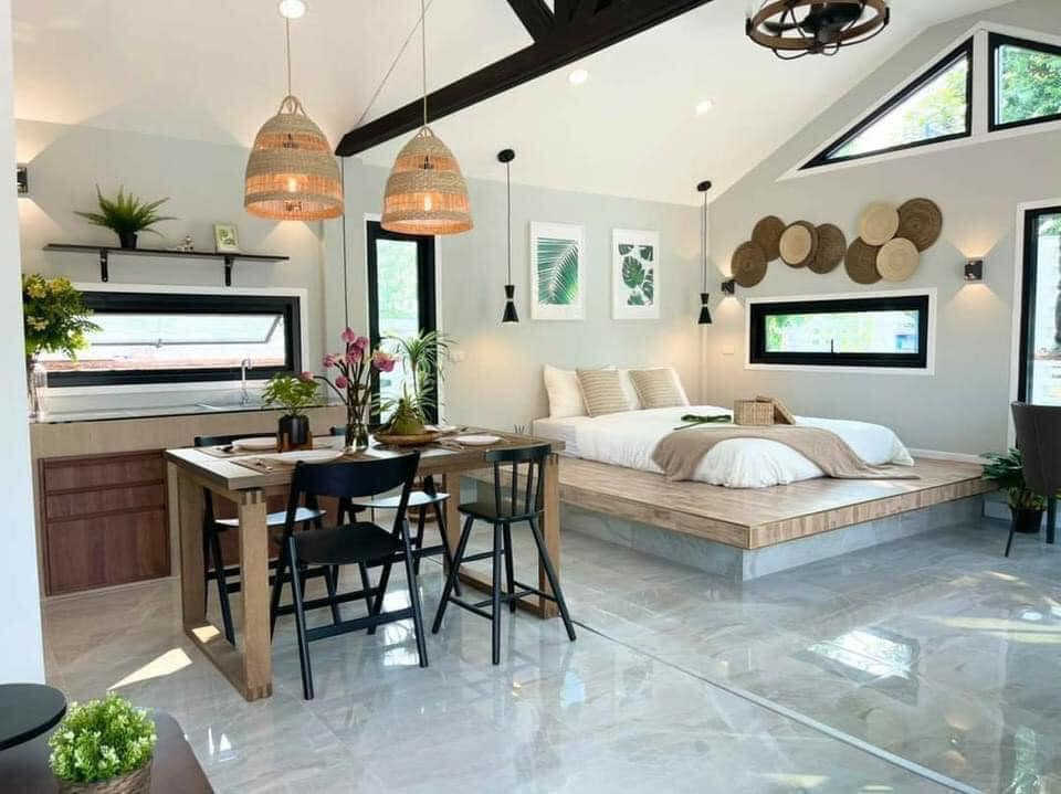 บ้านสำเร็จรูปไซส์มินิ ขนาด 42 ตรม. ถูกใจคนโสด