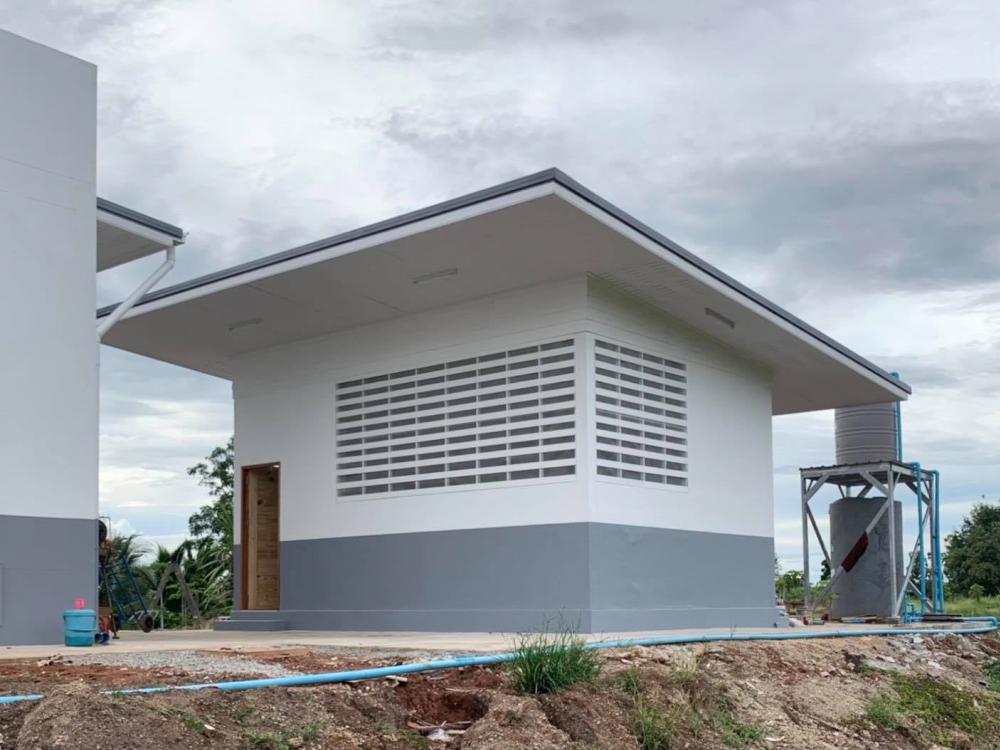 บ้านทรงกล่อง 3 ห้องนอน