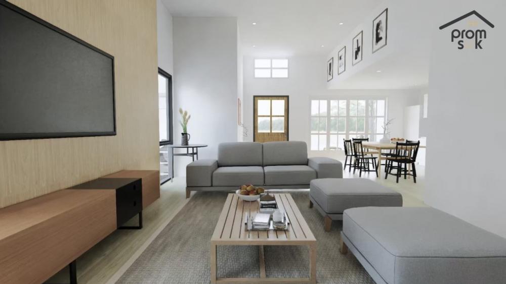 บ้านพร้อมสุข สวยน่ารักแบบมินิมอล