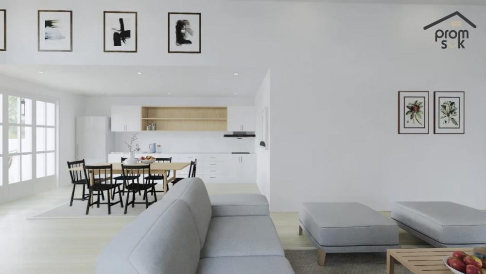 บ้านพร้อมสุข สวยน่ารักแบบมินิมอล