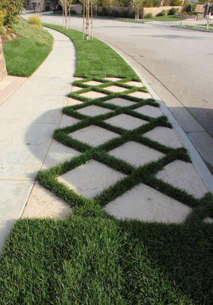 ไอเดียปูพื้นตัวหนอนทางเดิน สวยงามแบบไม่ซ้ำใคร