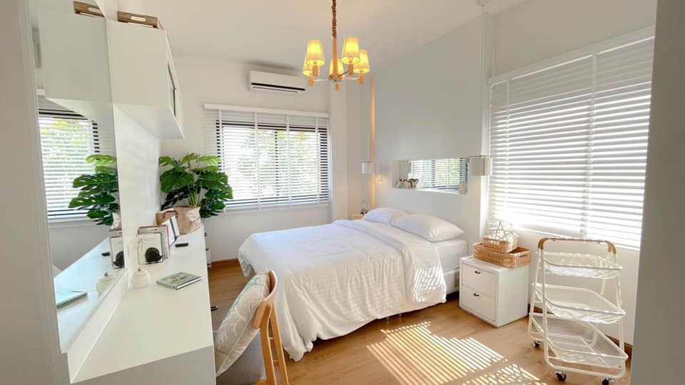 แบบบ้านเดี่ยว 2 ชั้น สไตล์โมเดิร์น พร้อมตกแต่ง