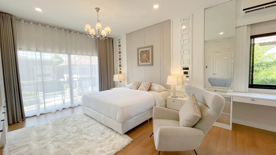 แบบบ้านเดี่ยว 2 ชั้น สไตล์โมเดิร์น พร้อมตกแต่ง