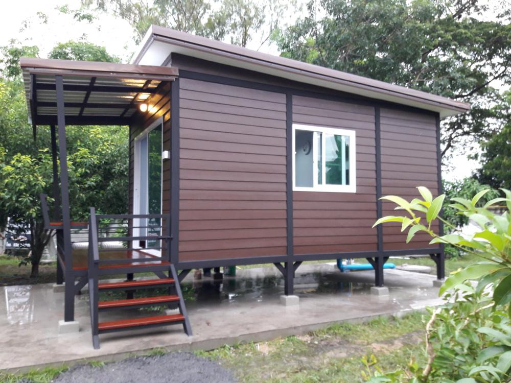 บ้านน็อคดาวน์ พร้อมติดตั้ง 235,000 บาท ( 1 ห้องนอน 1 ห้องน้ำ 1 ระเบียง)