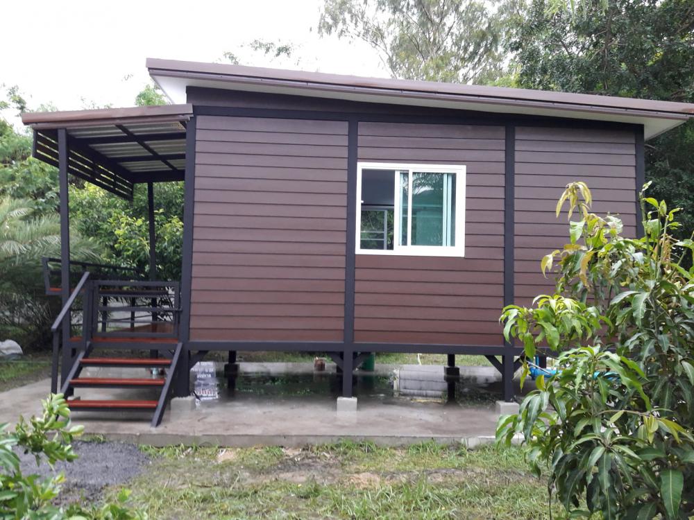 บ้านน็อคดาวน์ พร้อมติดตั้ง 235,000 บาท ( 1 ห้องนอน 1 ห้องน้ำ 1 ระเบียง)