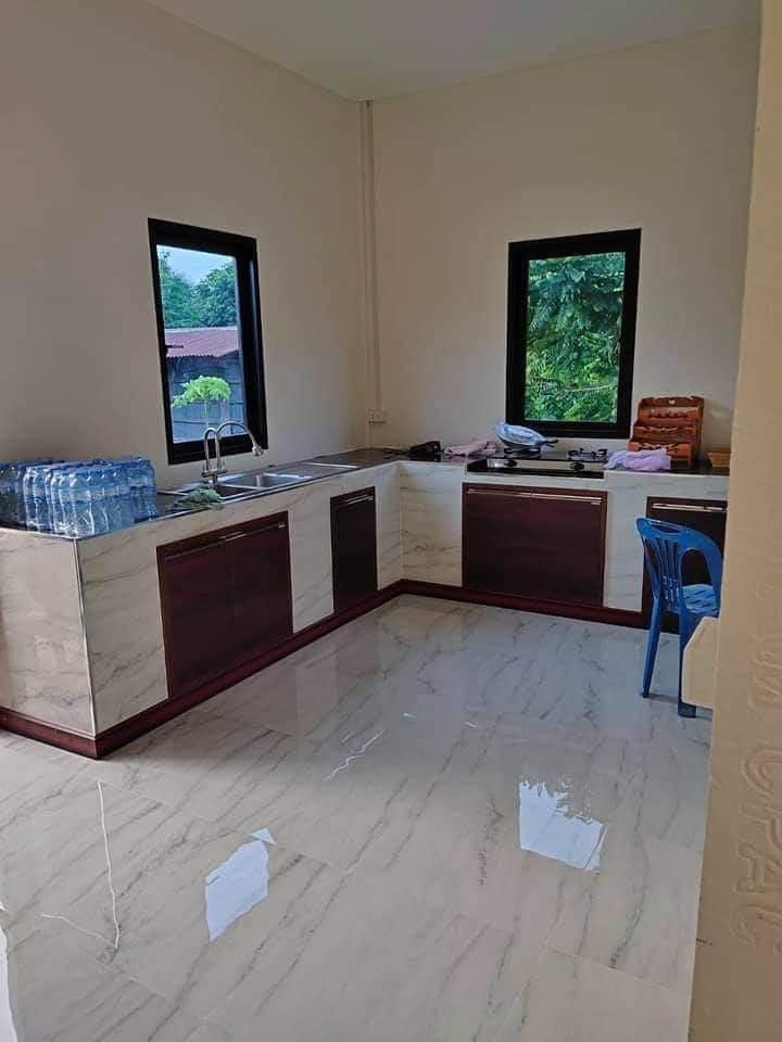 บ้านโมเดิร์น ค่าแรง+ค่าของ 7.6 แสนบาท (2 ห้องนอน  1 ห้องรับแขก 1 ห้องน้ำ 1 ห้องครัว) ระยะเวลาสร้าง 3 เดือน