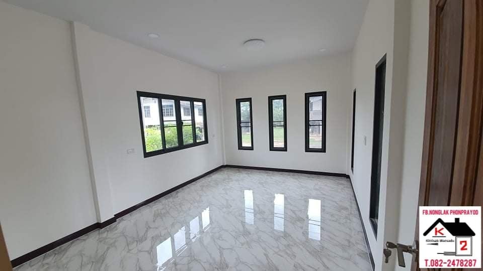 บ้านทรงปั้นหยา ขนาด 3 ห้องนอน 2 ห้องน้ำ งบ 1.35 ล้านบาท