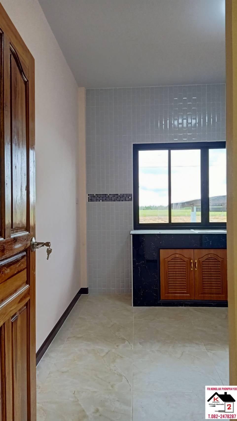 บ้านทรงปั้นหยา ขนาด 3 ห้องนอน 2 ห้องน้ำ งบ 1.35 ล้านบาท