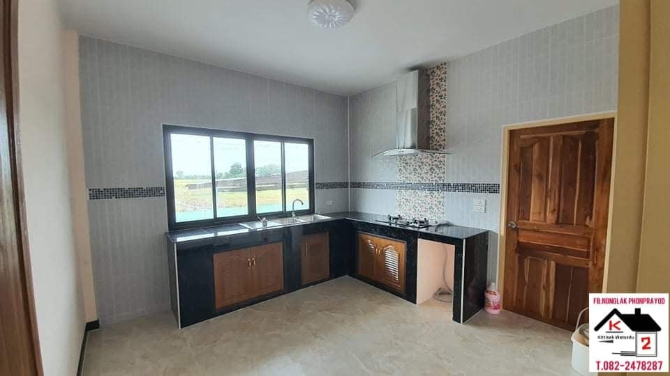 บ้านทรงปั้นหยา ขนาด 3 ห้องนอน 2 ห้องน้ำ งบ 1.35 ล้านบาท