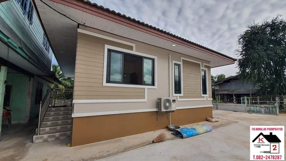 บ้านทรงปั้นหยา ขนาด 3 ห้องนอน 2 ห้องน้ำ งบ 1.35 ล้านบาท