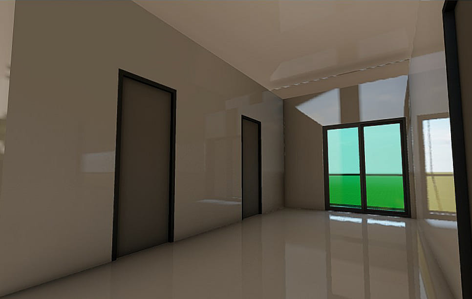 แบบบ้าน 2 ชั้น พร้อมที่จอดรถ งบ 1.5 ล้านบาท