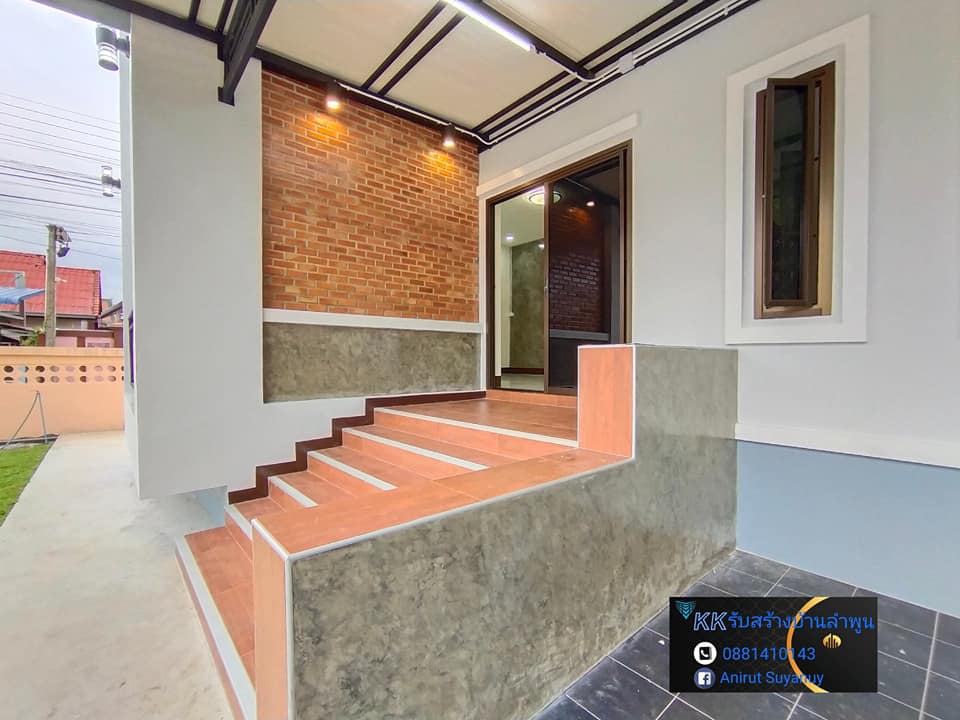 บ้านสไตล์โมเดิร์นทรงกล่อง งบ 1 ล้านต้นๆ