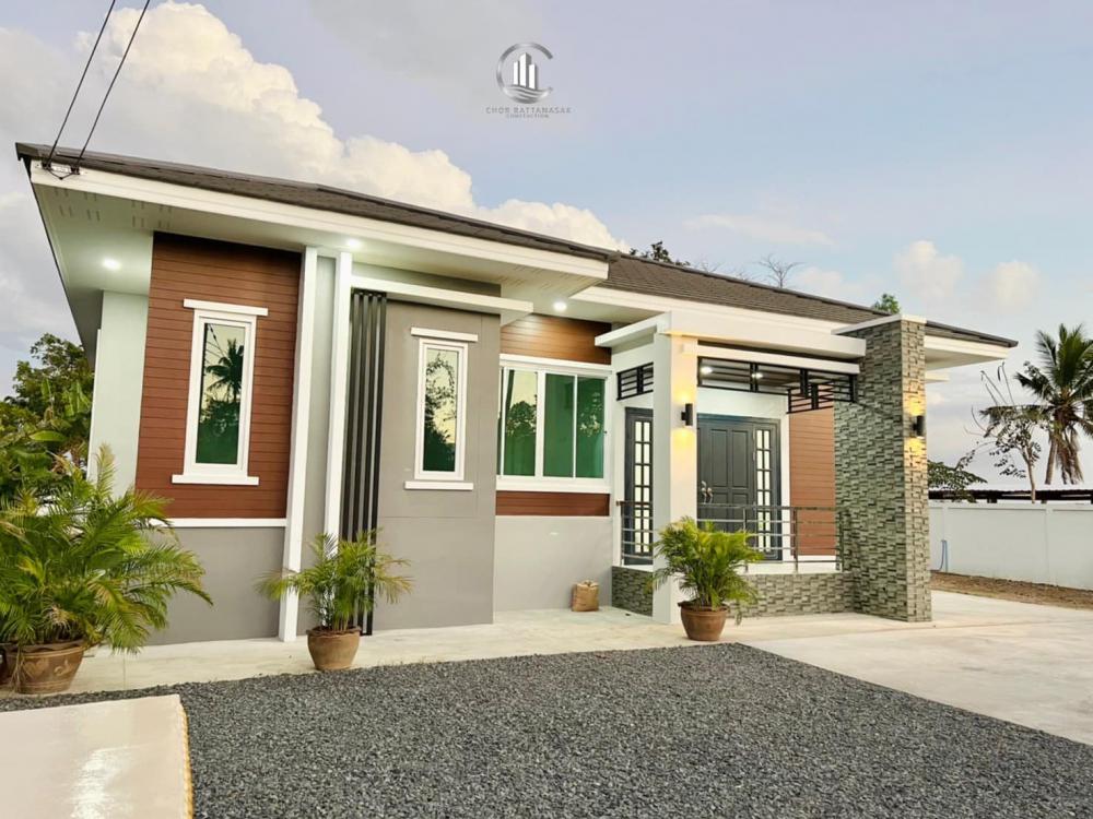 บ้านพักอาศัย คสล.  ชั้นเดียว