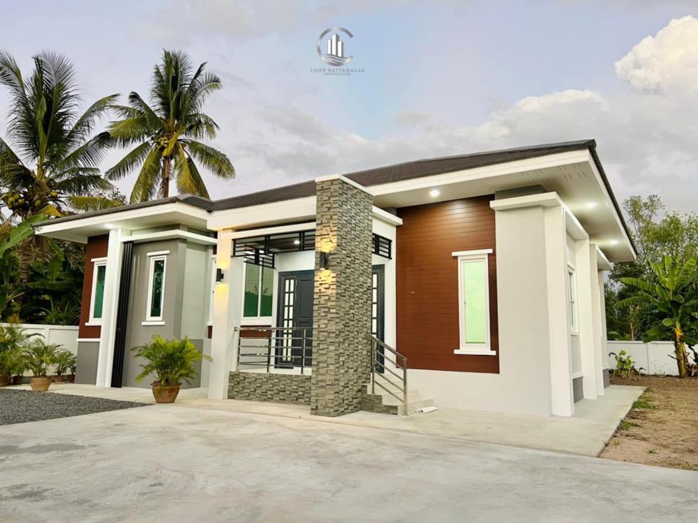 บ้านพักอาศัย คสล.  ชั้นเดียว