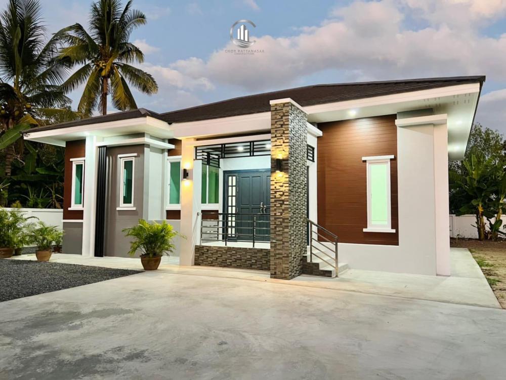 บ้านพักอาศัย คสล.  ชั้นเดียว