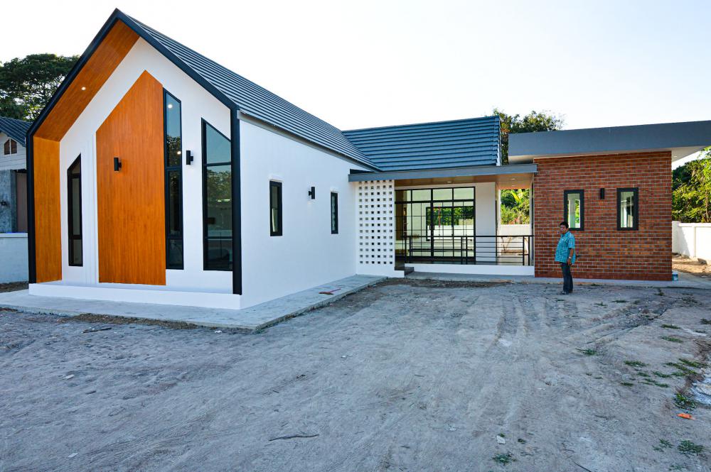 บ้านพักอาศัย​ ค.ส.ล.1 ชั้นนอร์ดิกพื้นที่ใช้สอย 120 ตร.ม.