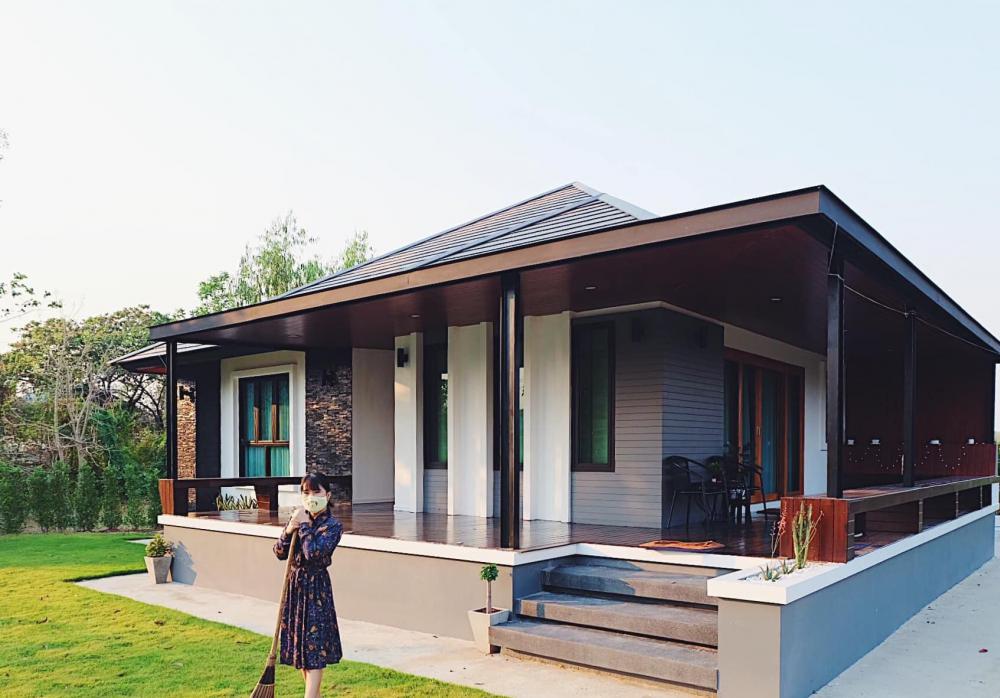 บ้านโมเดิร์น งบ 1.6 ล้าน ไม่รวมต่อเติมและตกแต่ง