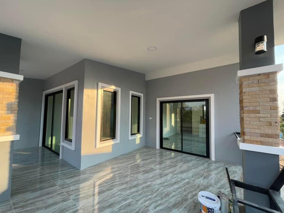 บ้านโมเดิร์นชั้นเดียว  งบ 9.5 แสนบาท