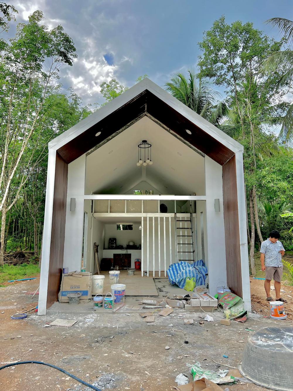 บ้านทรงนอร์ดิกในป่ายาง ราคาวัสุดพร้อมค่าช่าง 3.6 แสนบาท