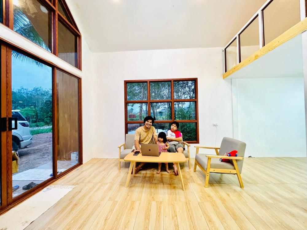 บ้านทรงนอร์ดิกในป่ายาง ราคาวัสุดพร้อมค่าช่าง 3.6 แสนบาท