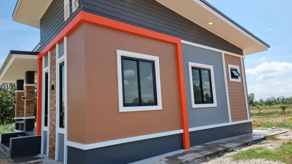 บ้านโมเดริ์น 3 ห้องนอน งบประมาณ  850,000 บาท ถูกและสวยมาก