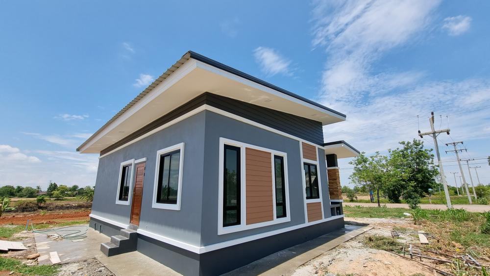 บ้านโมเดริ์น 3 ห้องนอน งบประมาณ  850,000 บาท ถูกและสวยมาก