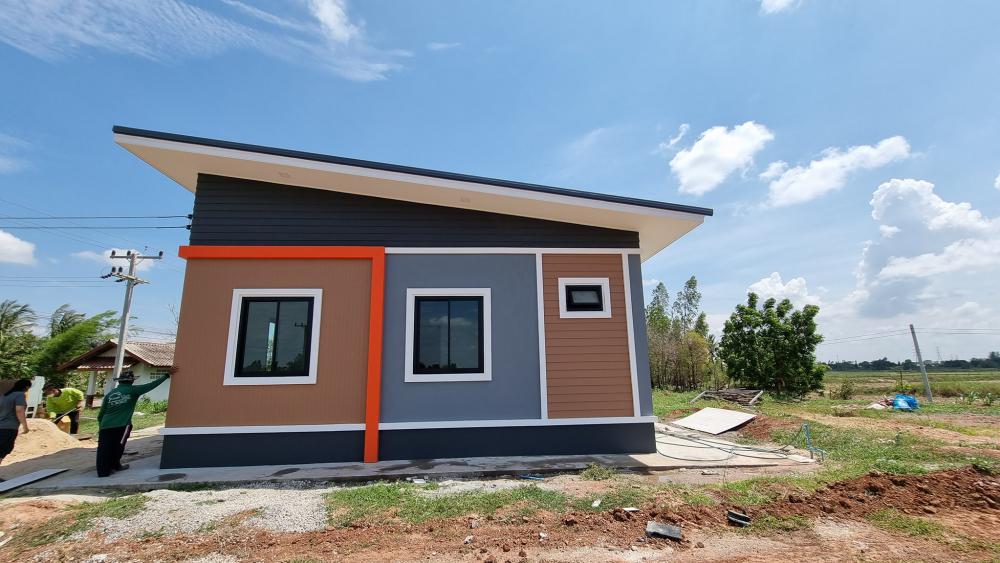 บ้านโมเดริ์น 3 ห้องนอน งบประมาณ  850,000 บาท ถูกและสวยมาก