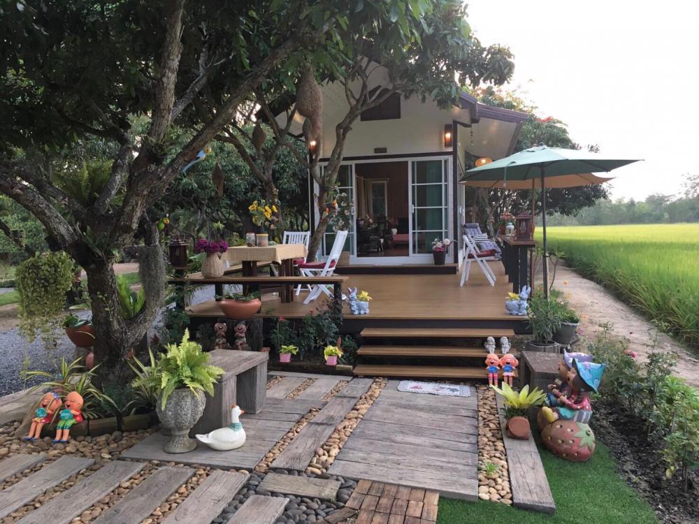 ไอเดียแต่งบ้านแต่งสวนไว้พัก มีมุมคาเฟ่ชิคๆ สวยมาก