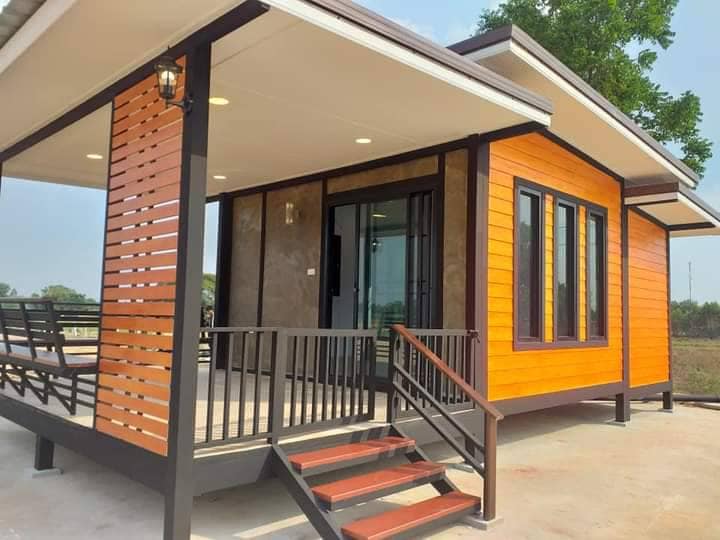 บ้านน็อคดาวน์ 2.5 แสน มีห้องน้ำแยกออกตัวบ้าน