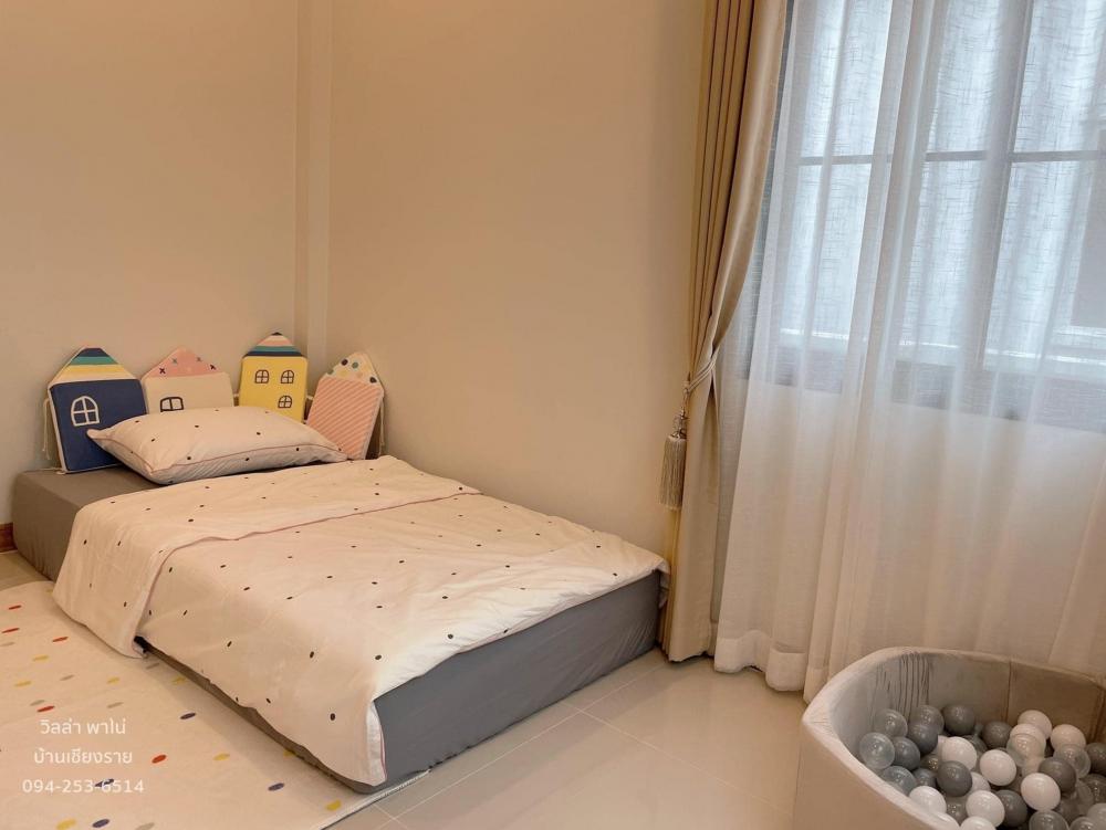 บ้านชั้นเดียว 3 ห้องนอน 2 ห้องน้ำ 2 พร้อมที่จอดรถ  ภายในตกแต่งสไตล์มินิมอล