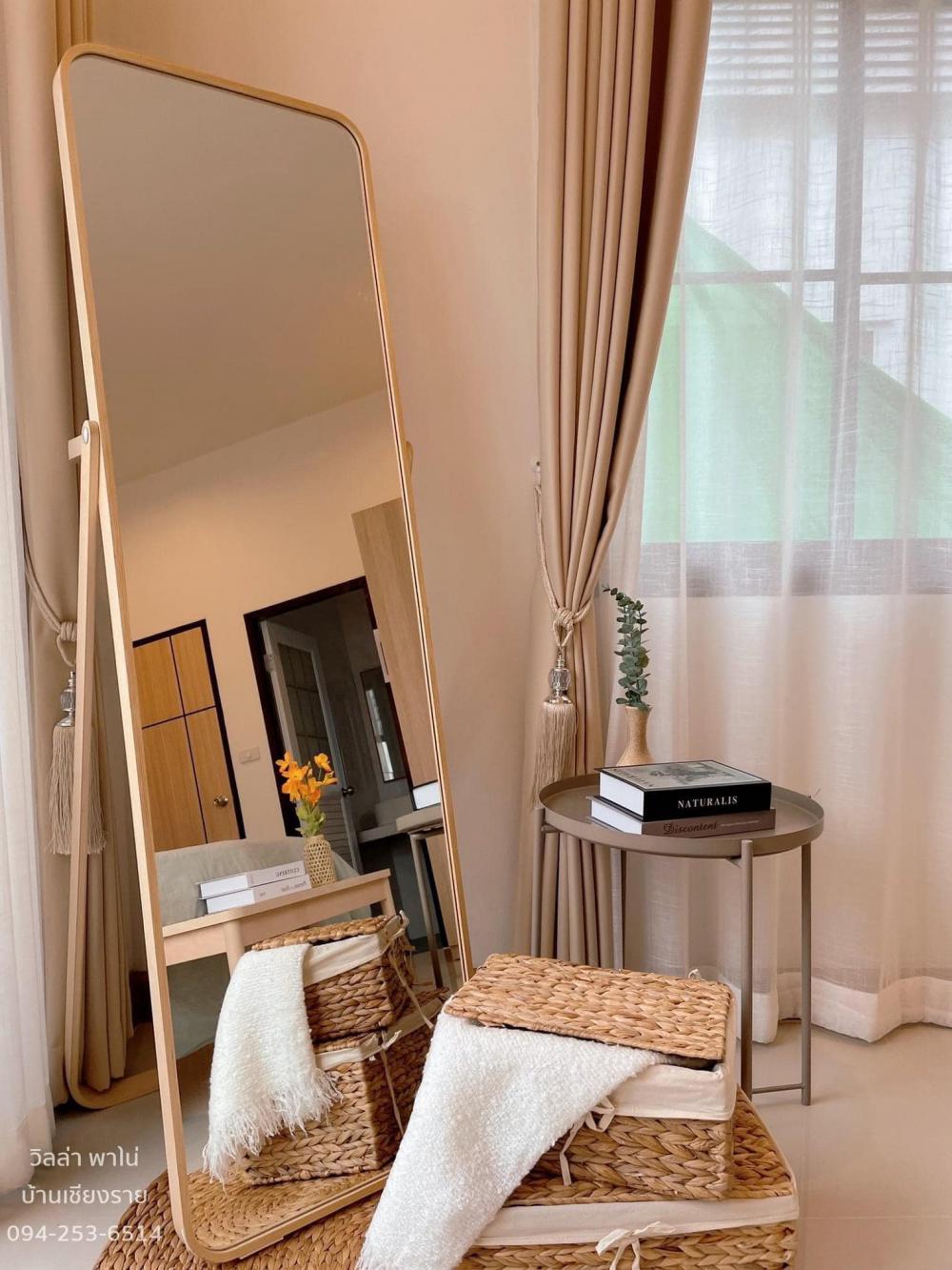 บ้านชั้นเดียว 3 ห้องนอน 2 ห้องน้ำ 2 พร้อมที่จอดรถ  ภายในตกแต่งสไตล์มินิมอล