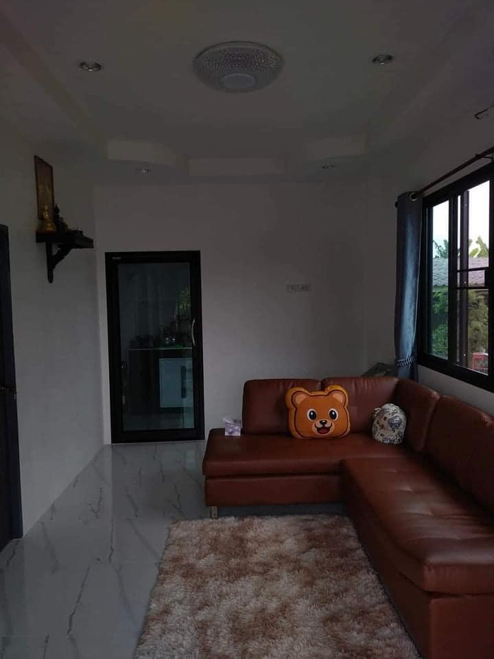 บ้านเดี่ยวทรงโมเดิร์น  2 นอน 1 น้ำ  โถง 1 ระเบียงงบ 6.3 แสนบาท