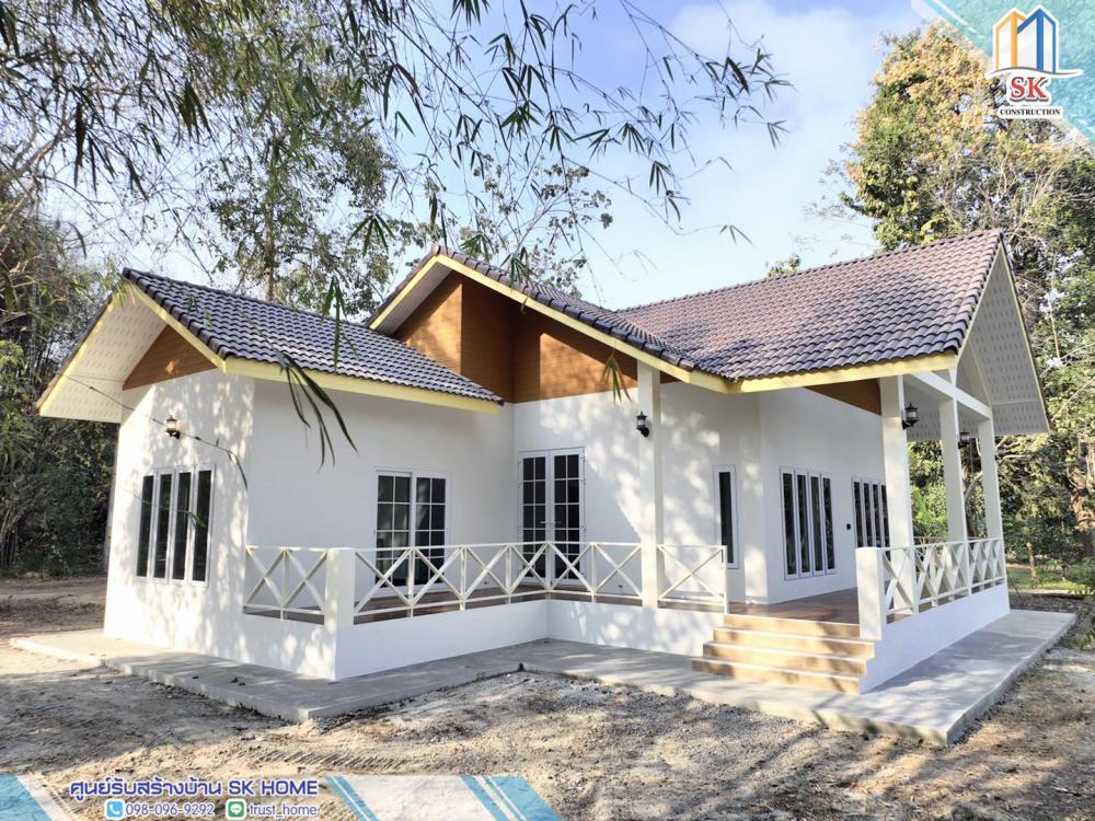 บ้านสวนสไตล์มินิมอล ท่ามกลางป่าเขา