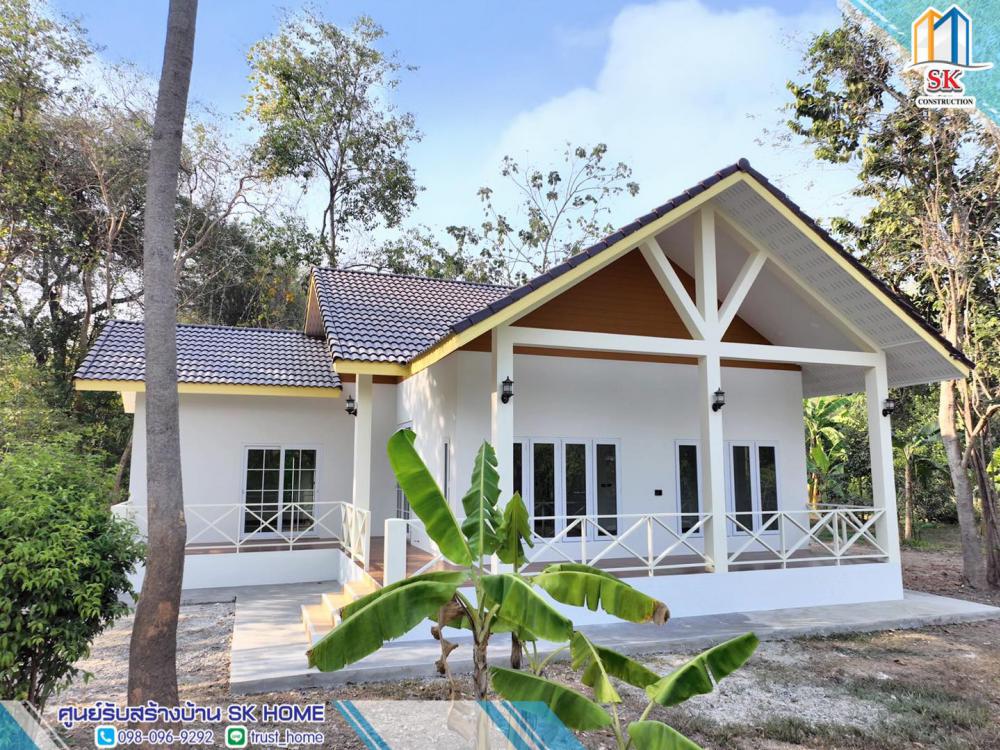 บ้านสวนสไตล์มินิมอล ท่ามกลางป่าเขา