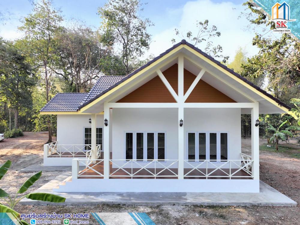 บ้านสวนสไตล์มินิมอล ท่ามกลางป่าเขา