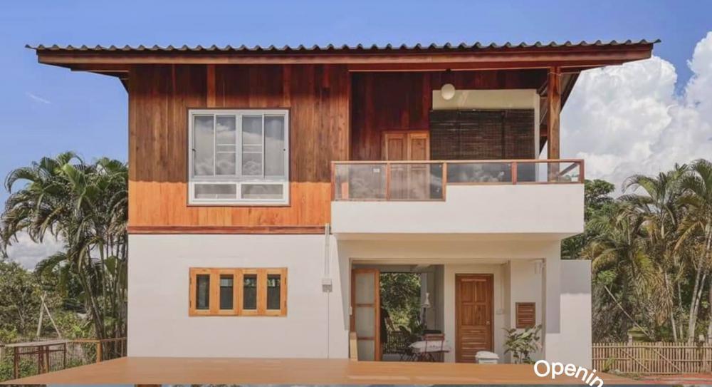 ไอเดียบ้านไม้ 2 ชั้น สวยงามสงบน่าอยู่