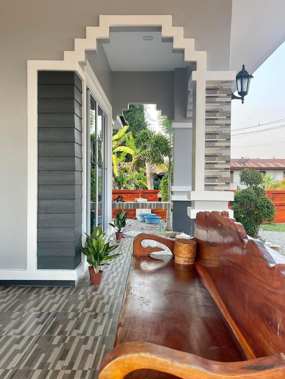 บ้านพักอาศัยชั้นเดียว 3 ห้องนอน ทรงปั้นหยา