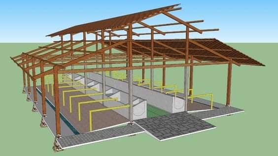 แบบโรงเรือนคอกวัว