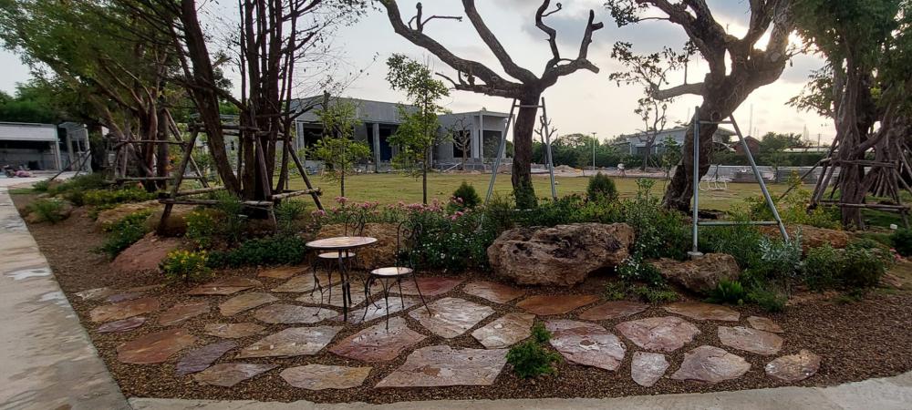 จัดสวนข้างถนน