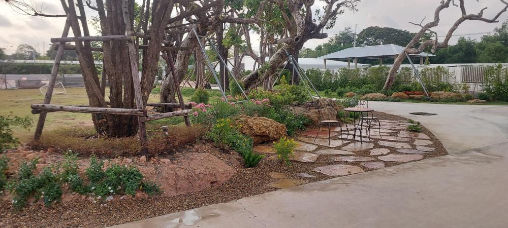 จัดสวนข้างถนน