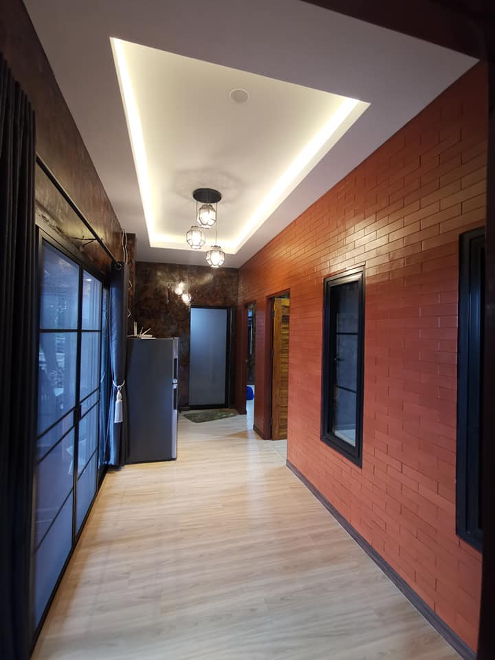 บ้านทรงโมเดิร์นผสมลอฟท์ยกสูง