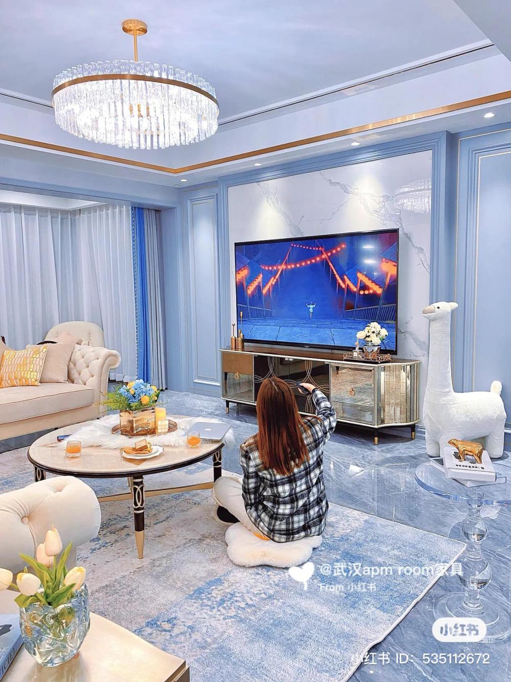 แต่งห้องโทนสีฟ้าสดใส