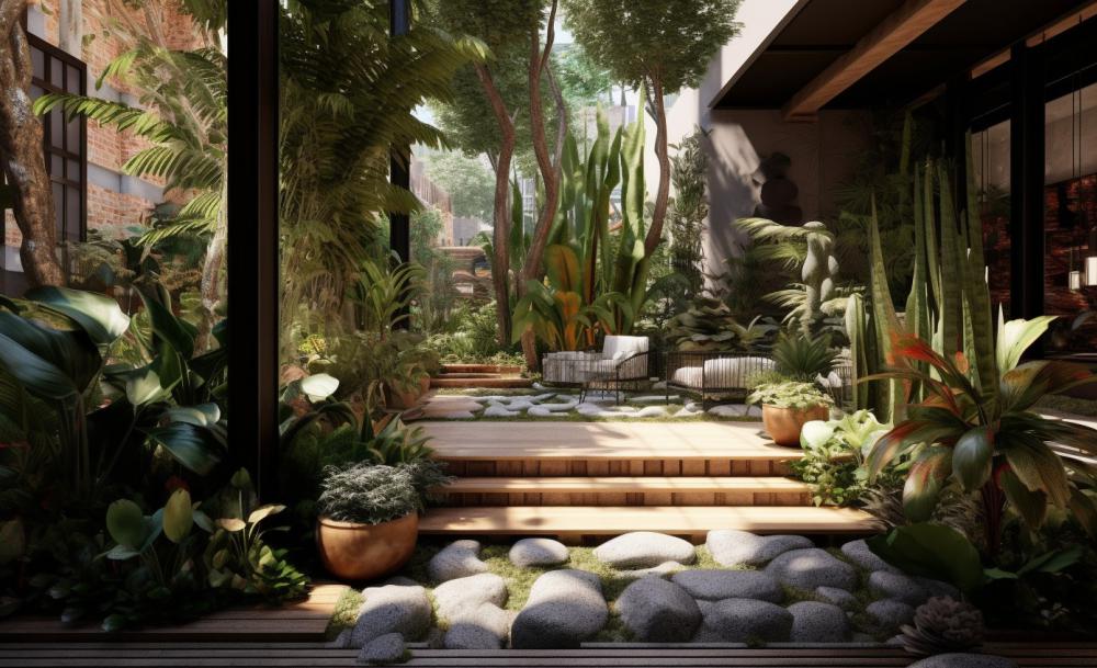 ไอเดียจัดสวนแต่งสวนในบ้าน