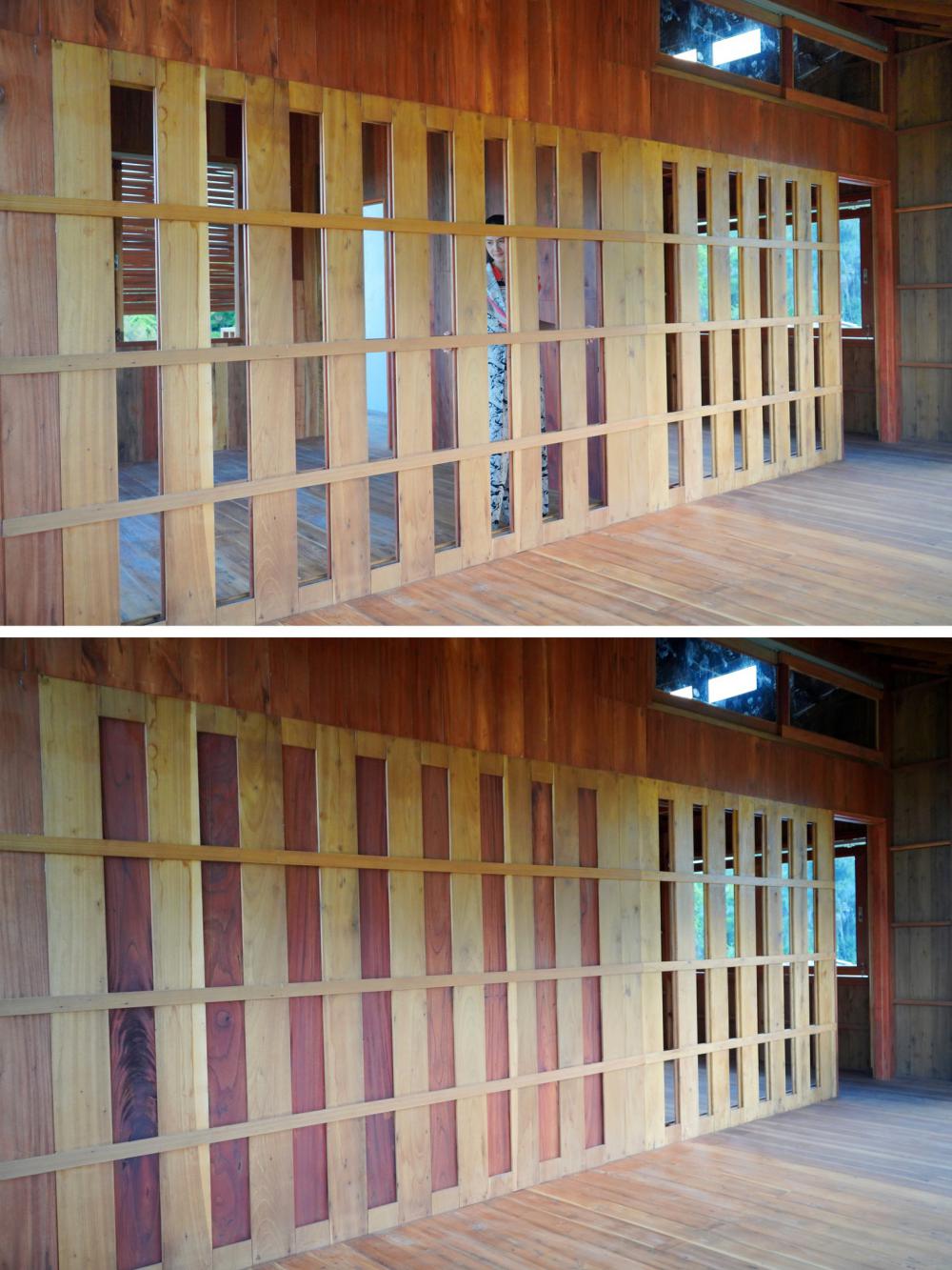 ไอเดียบ้านไม้สวย 2 ชั้นกลางทุ่ง